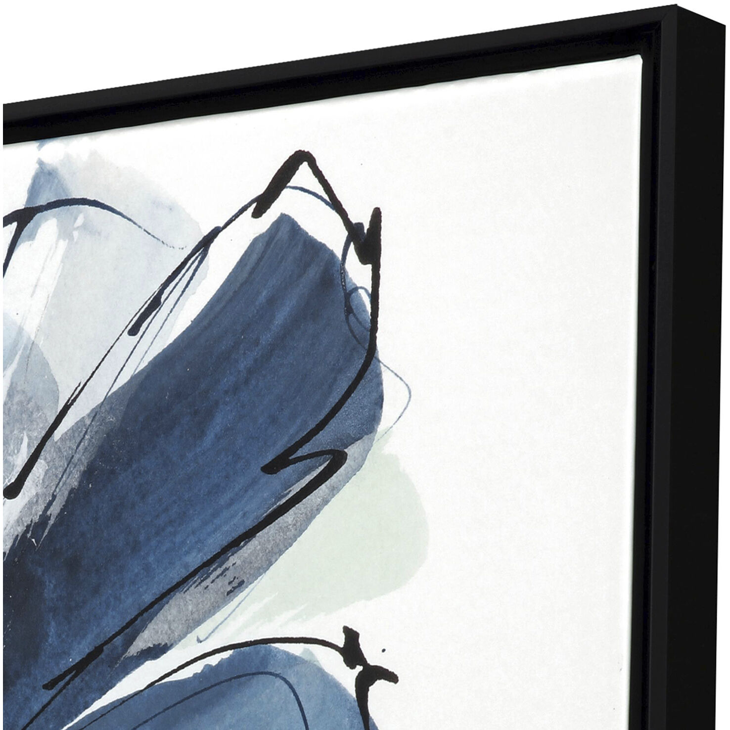 Luxe Banana Leaf Blue and Green Canvas, Propac