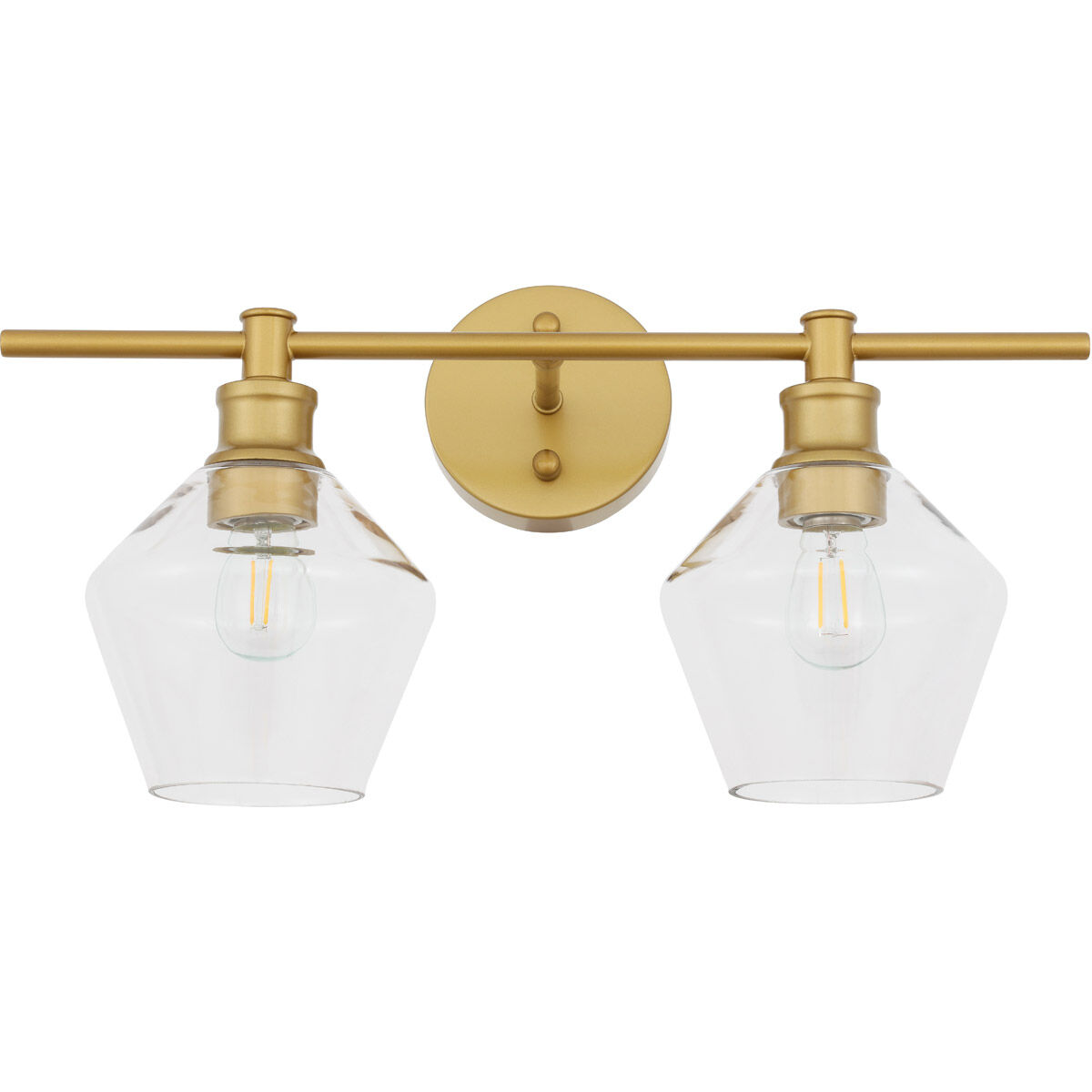 Rochester 2 Light 19 inch Brass Wall sconce Wall Light