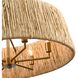 Cabana 6 Light 26 inch Lacquered Gold Pendant Ceiling Light