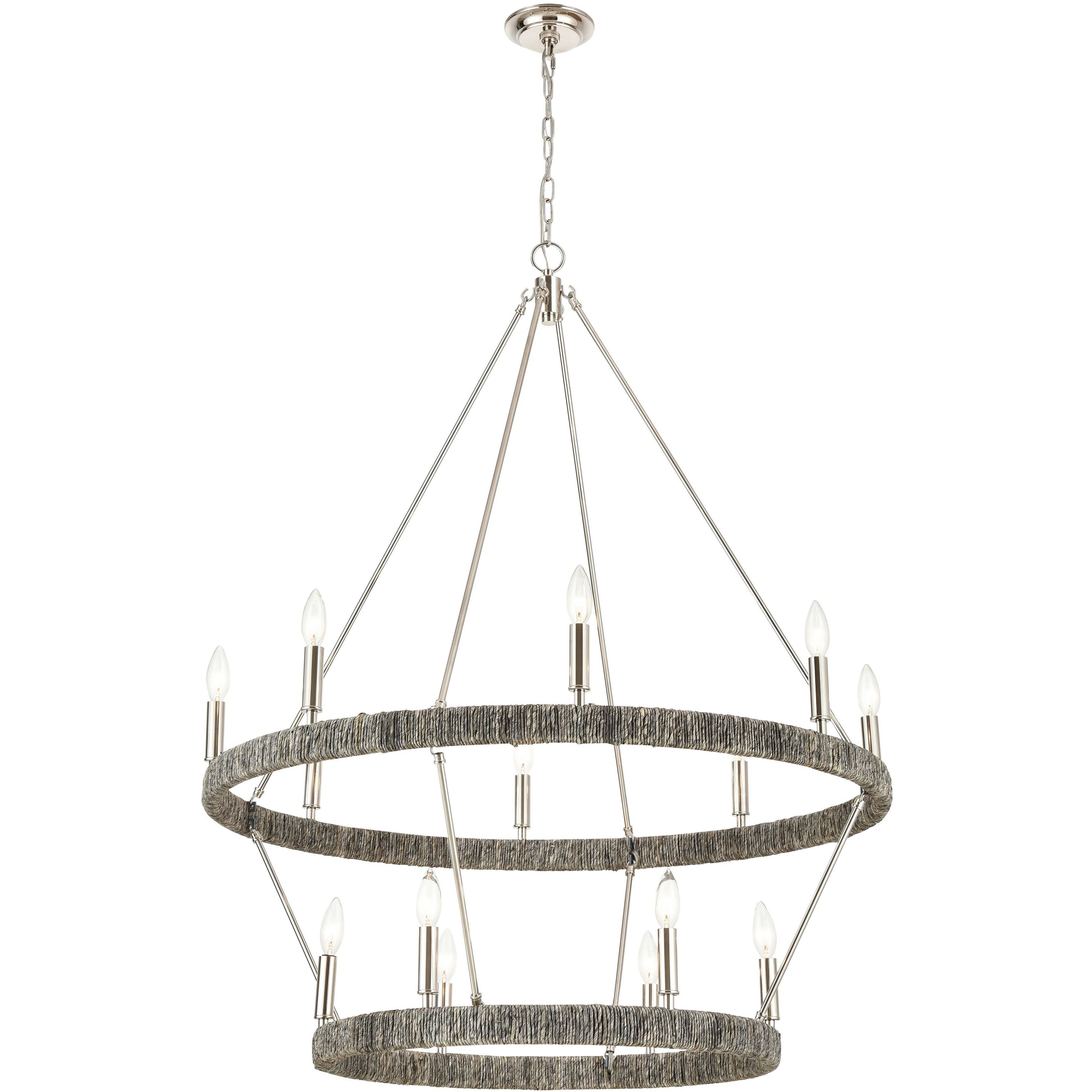 Abaca 14 Light 36.00 inch Chandelier