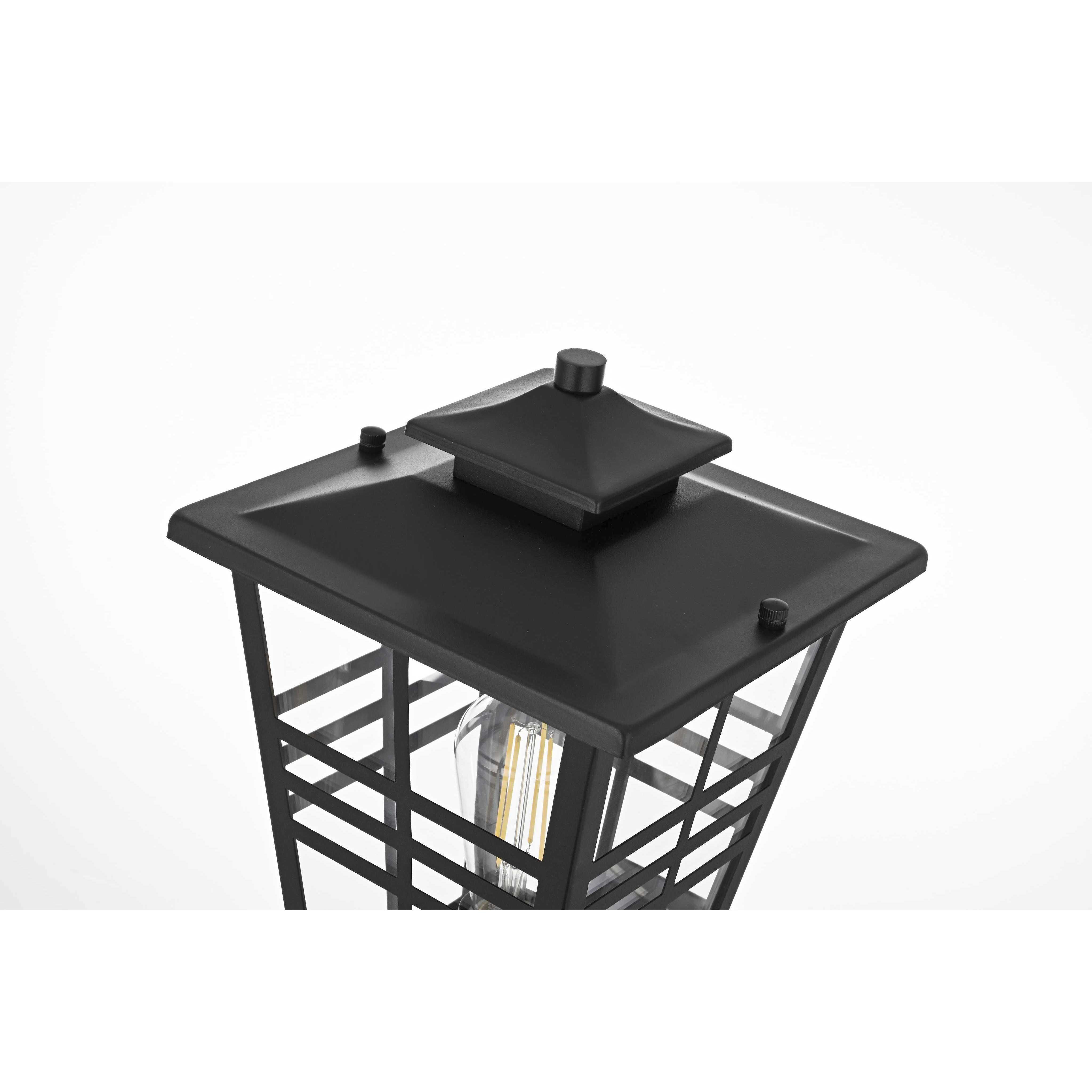 Macon 1 Light 19.5 inch Black Outdoor Wall Sconce