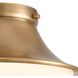 Matterhorn 1 Light 11 inch Natural Flush Mount Ceiling Light