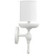 Concord Wall Sconce Wall Light in White Plaster