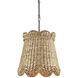 Annabelle 1 Light 14.5 inch Mole Black Pendant Ceiling Light, Small, Suzanne Duin Collection