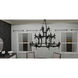 Octavia 18 Light 46 inch Earth Black Chandelier Ceiling Light