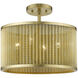 Basetti 4 Light 15 inch Gold Convertible Pendant Ceiling Light