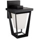 Waterbury LED 9.06 inch Black Outdoor Wall Light, Coach Light