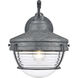 Eastport 1 Light 14 inch Aged Zinc Outdoor Wall Sconce