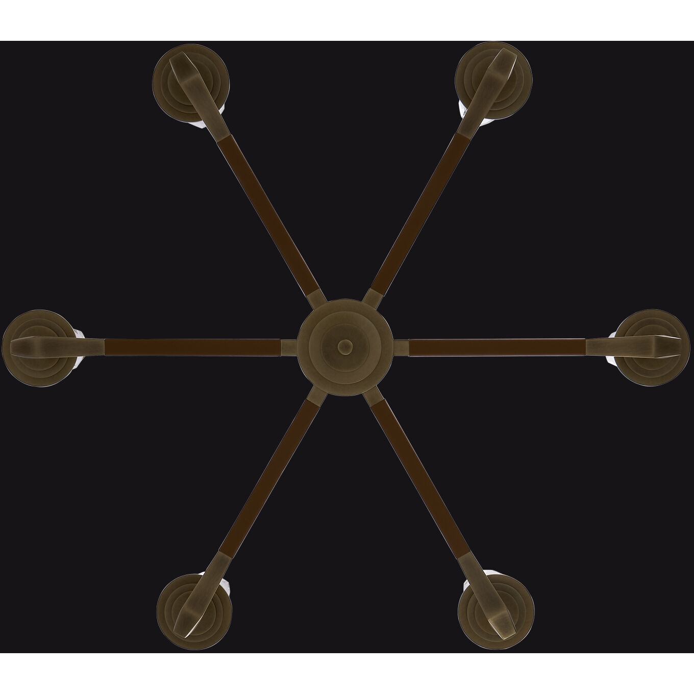 Misto 36 inch Satin Brass Pendant Ceiling Light