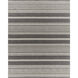 Romano 90 X 60 inch Dark Grey / Grey / Ash / Metallic - Silver / Sage / Light Silver Handmade Rug in 5 x 8