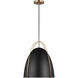 Sean Lavin Norman Pendant Ceiling Light in Satin Brass