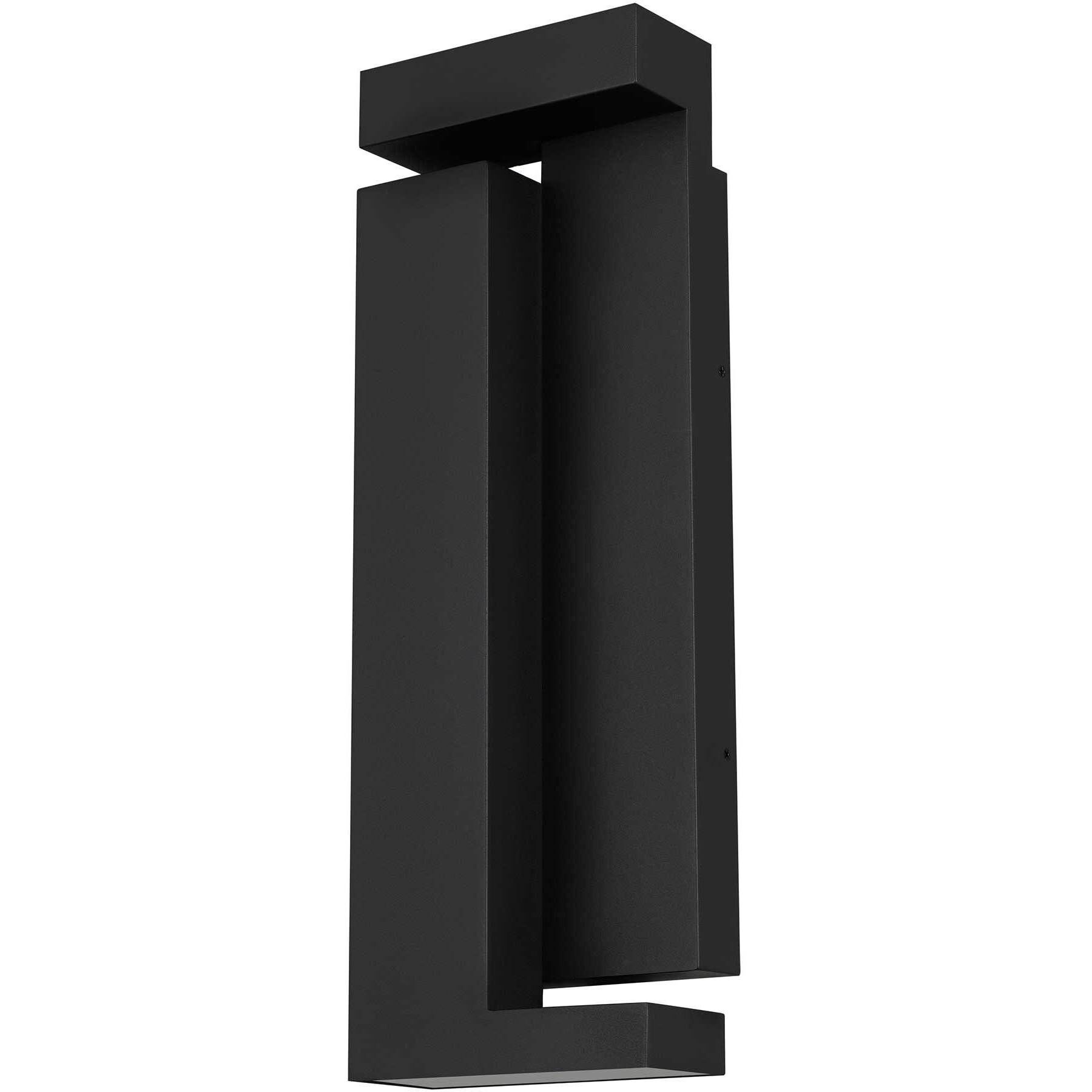 Dance LED 18 inch Sand Black Outdoor Wall Sconce