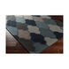 Pollack 72 X 72 inch Navy/Charcoal/Taupe/Light Gray/Aqua Rugs, Round