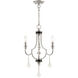 Glendale 3 Light 14 inch Brushed Nickel Mini Chandelier Ceiling Light