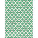 Frontier 132 X 96 inch Khaki, Emerald Rug