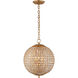 AERIN Renwick 4 Light 19 inch Gild Sphere Chandelier Ceiling Light, Small