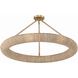 Oakley 1 Light 32 inch Soft Gold Semi Flush Ceiling Light