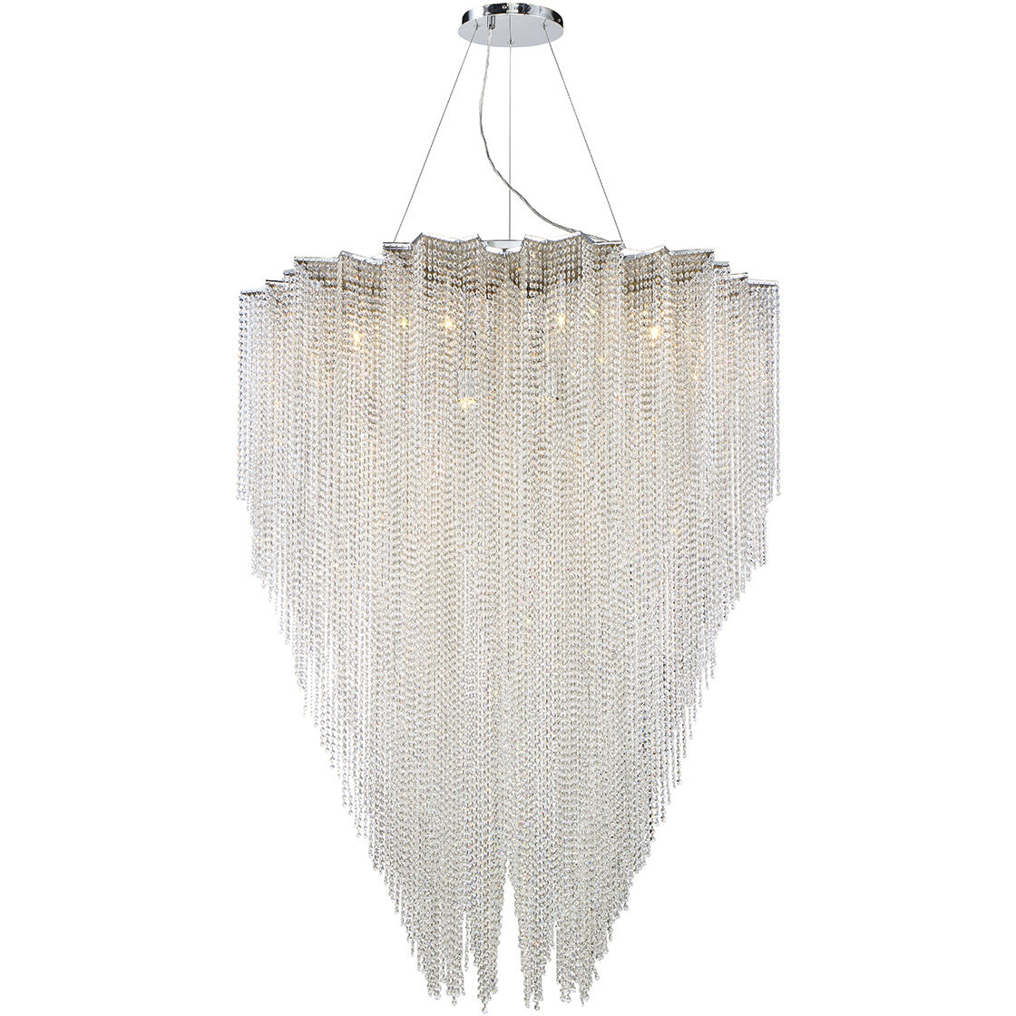 Cohen 24 Light 49.25 inch Chrome Chandelier Ceiling Light