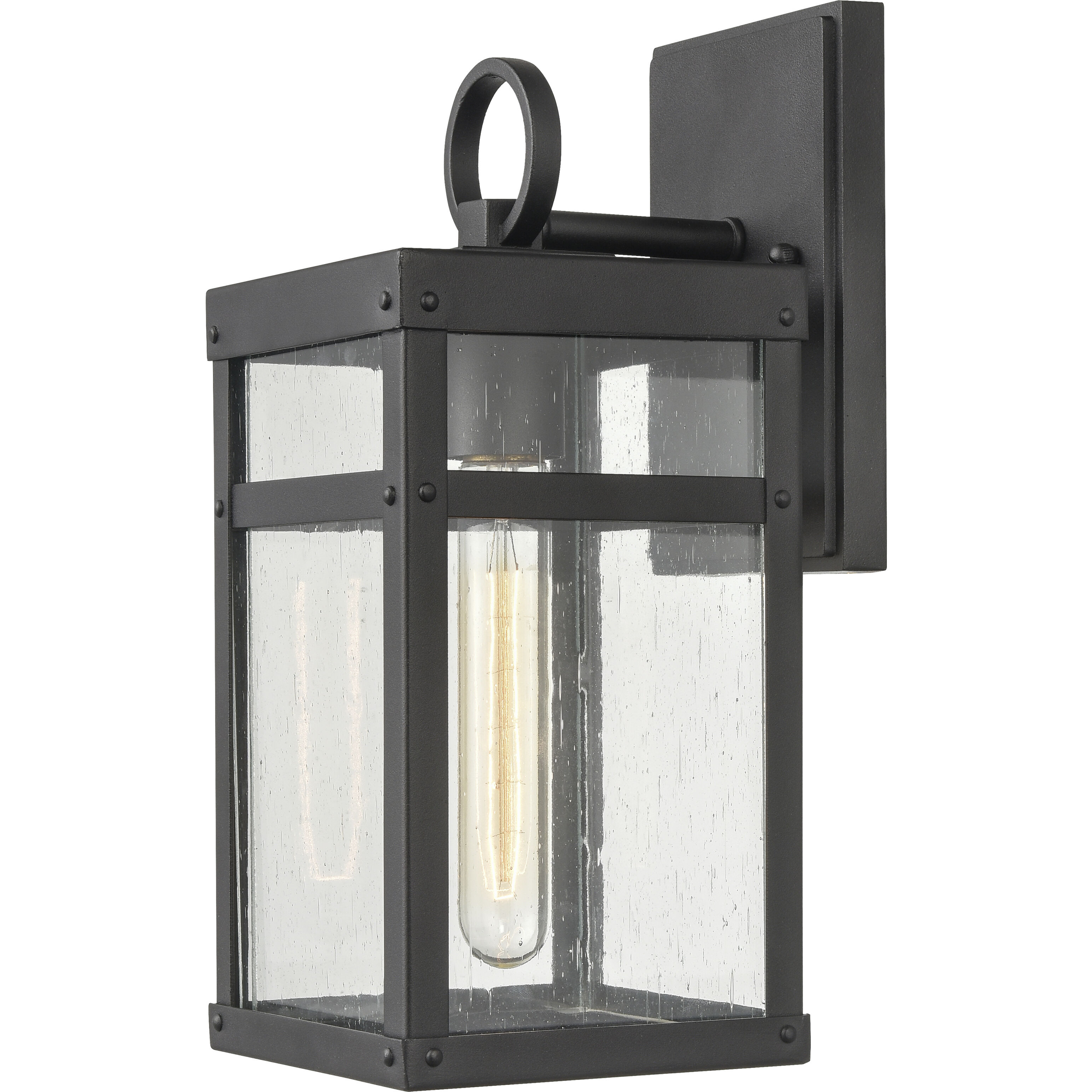 Dalton 1 Light 13 inch Textured Black Outdoor Wall Sconce