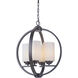 Albany 4 Light 18 inch Oiled Bronze Foyer Light Ceiling Light