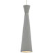 Sean Lavin Windsor 1 Light 120 Satin Nickel Low-Voltage Pendant Ceiling Light in Concrete, Monopoint, LED 90 CRI 3000K