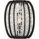 Caesar 1 Light 10 inch Carbon Wall Sconce Wall Light