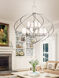 Westfield 12 Light 42 inch Brushed Nickel Foyer Chandelier Ceiling Light