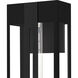 Boswell 1 Light 20 inch Matte Black Outdoor Wall Lantern, Large
