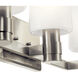 Adani 3 Light 24 inch Brushed Nickel Bath Bracket Wall Light, 3 Arm
