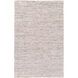 Jamie 72 X 48 inch Brown and Brown Area Rug, Cotton and Leather