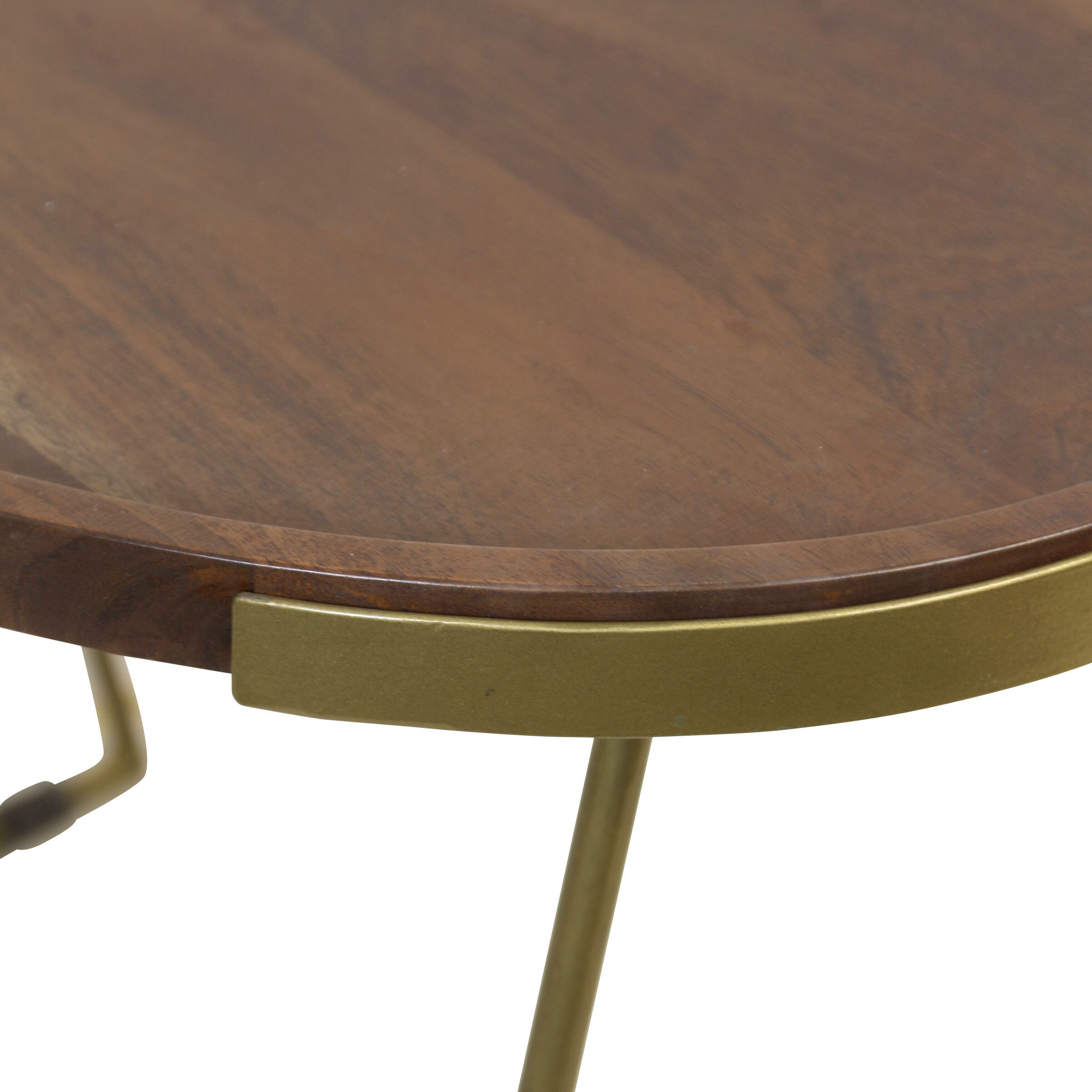 Atelier Honey Brown and Warm Gold Nesting Side Table
