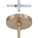 Mansfield 1 Light 18 inch Champagne Gold Pendant Ceiling Light