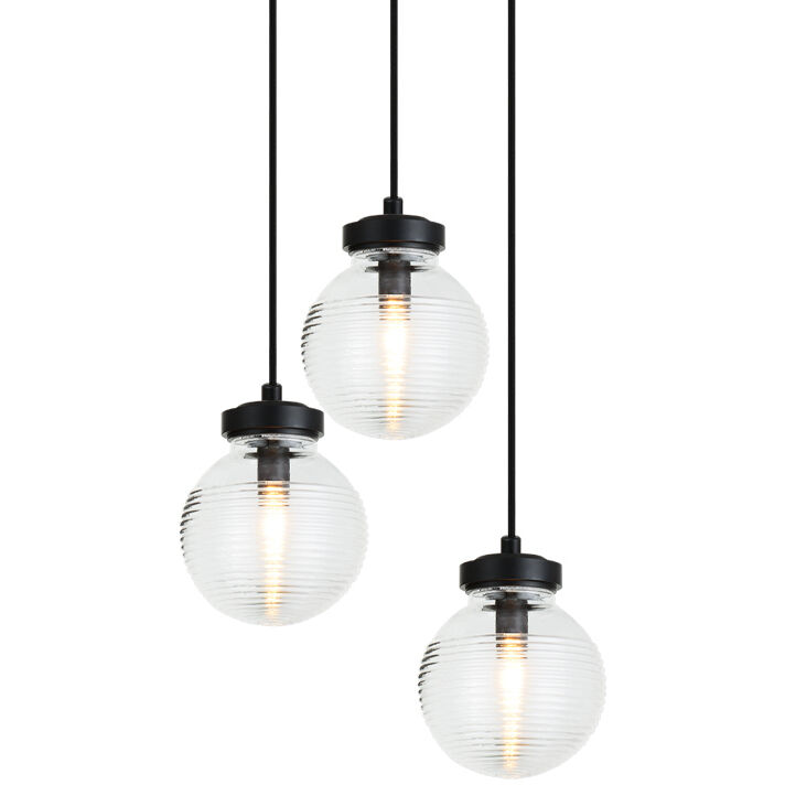 Ridge 3 Light 15.25 inch Pendant