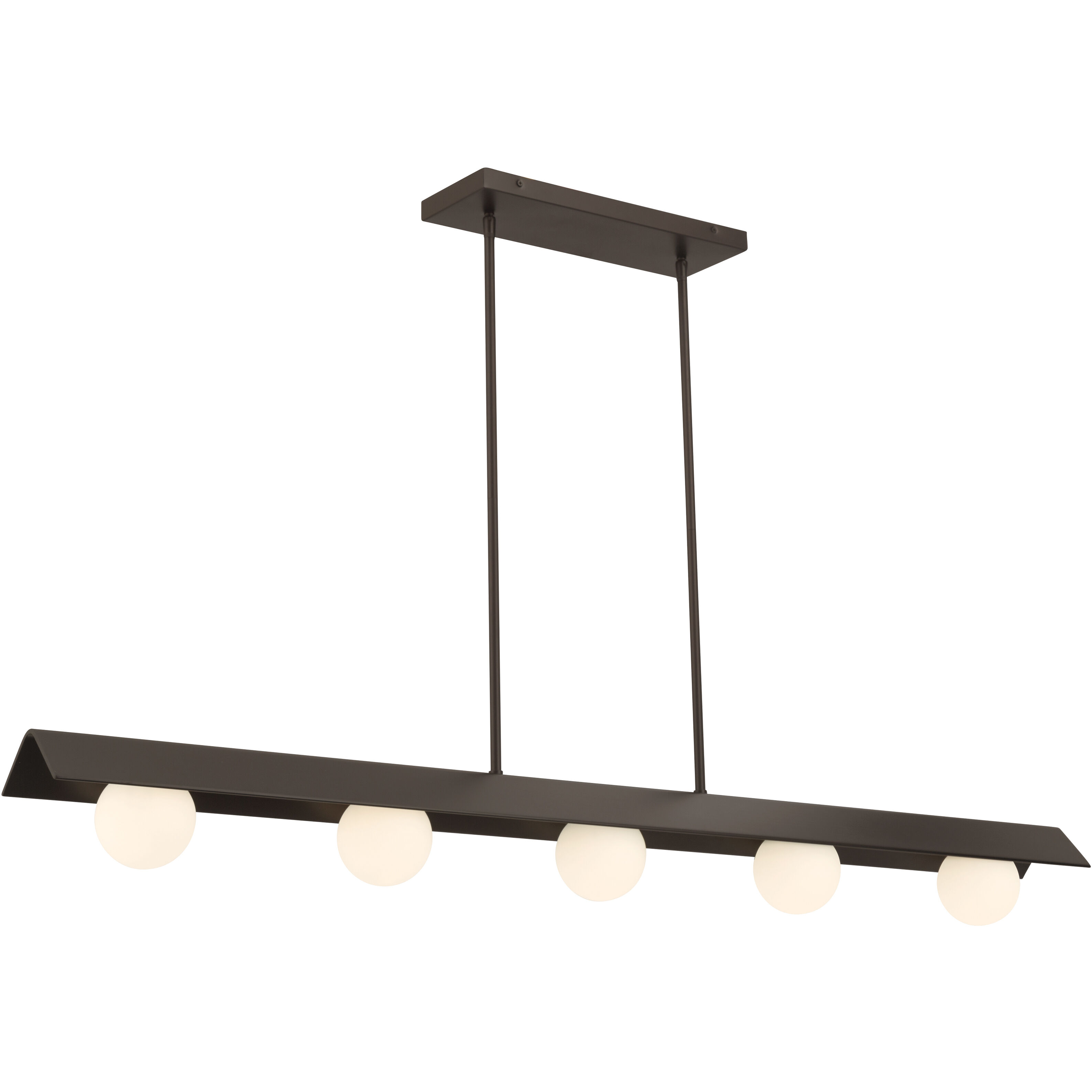 Vestra LED 54 inch Dark Bronze Linear Chandelier Ceiling Light