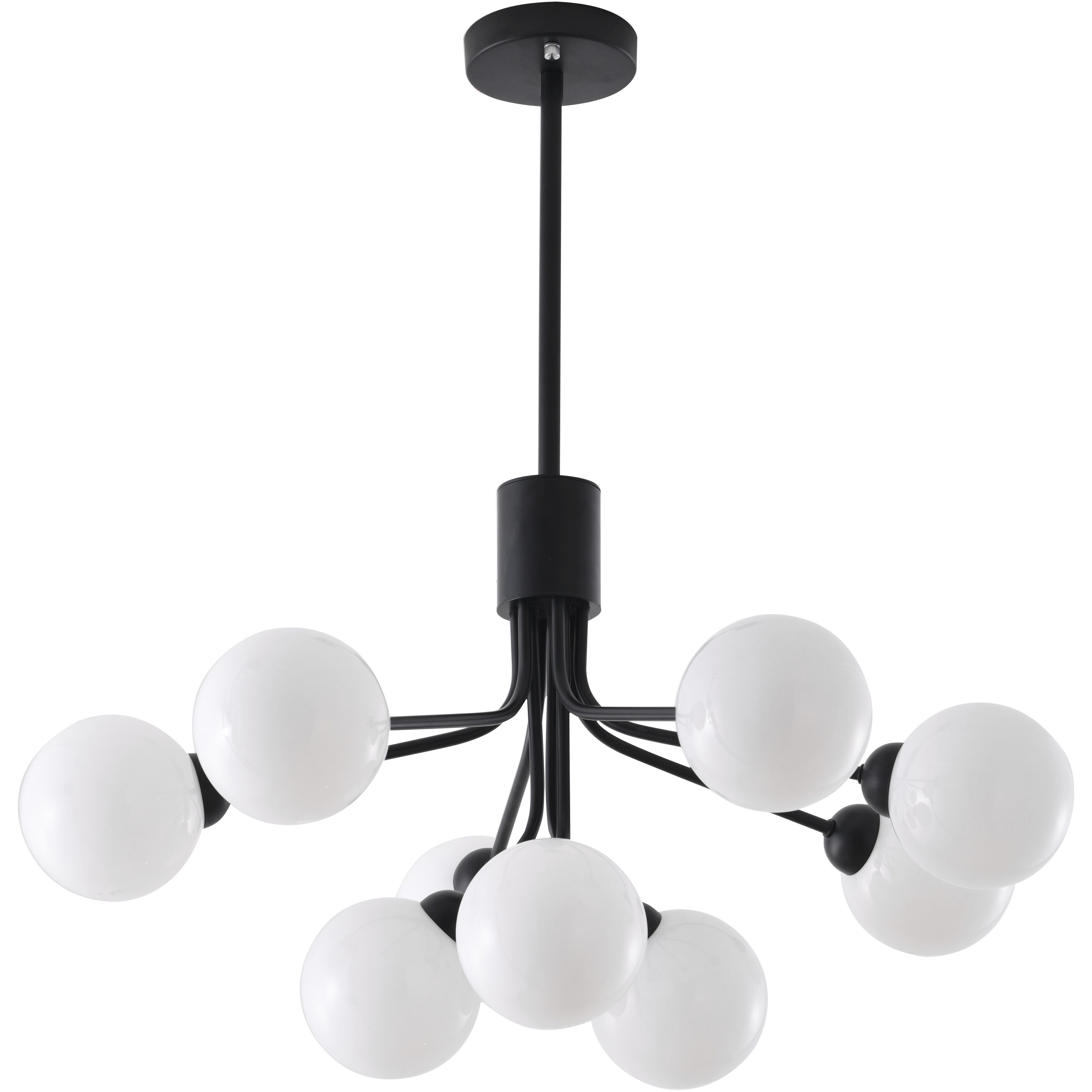 Canada 9 Light 23.6 inch Black Chandelier Ceiling Light