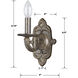 Paris Market Sconce Wall Light in Venetian Bronze
