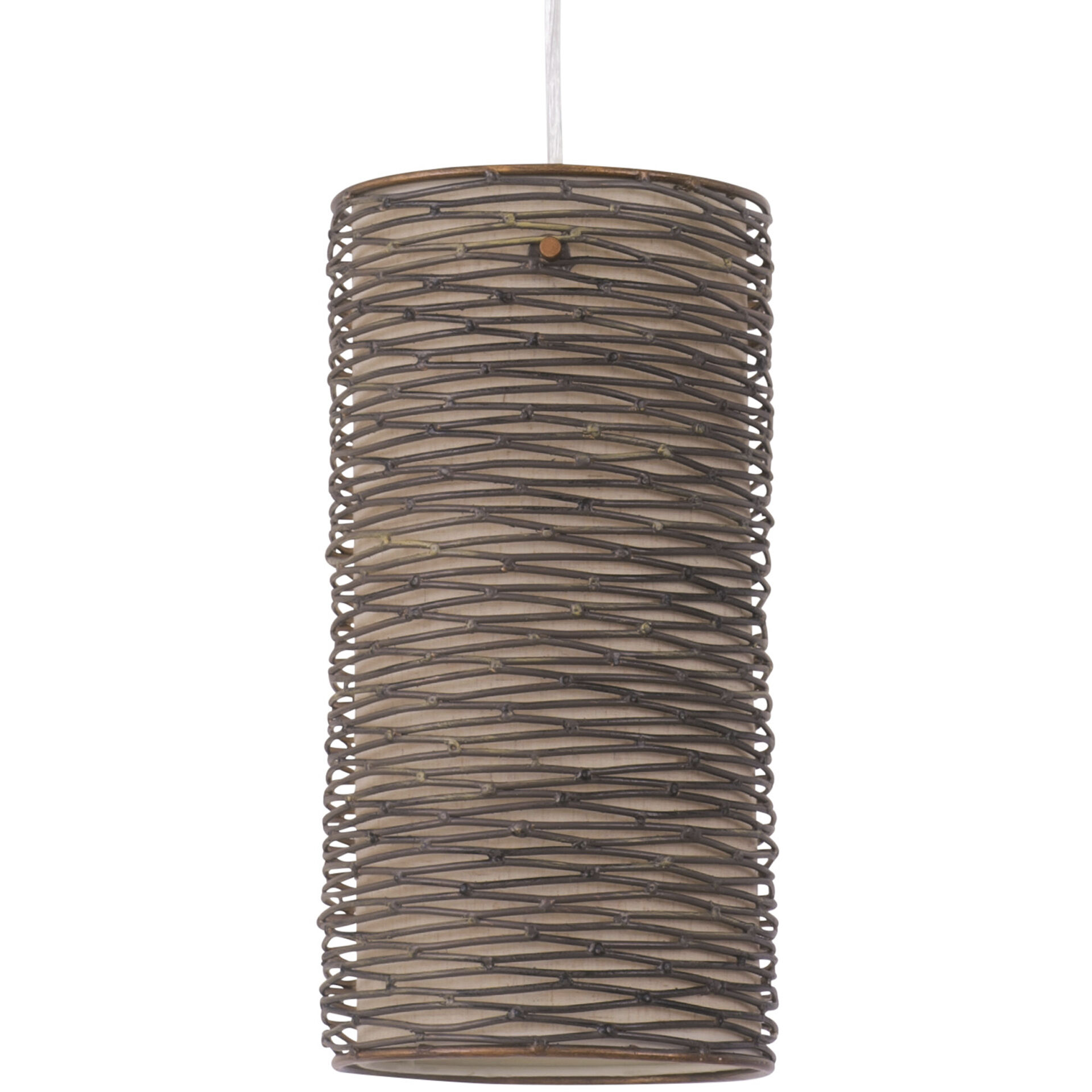 Flow 1 Light 6.63 inch Hammered Ore Mini Pendant Ceiling Light