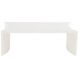 Haney 45.5 X 15.5 inch Ivory Outdoor Coffee Table