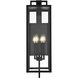 Jairo 4 Light 26 inch Black Outdoor Wall Sconce