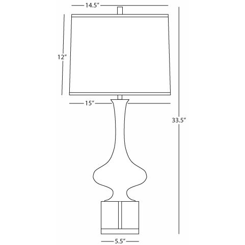 Jeannie 33.5 inch 150 watt Polished Nickel Table Lamp Portable Light in Black With Bright Silver
