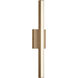 Marque LED 24 inch Satin Brass Vanity Light Wall Light