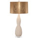 Gold Rush 31 inch 150 watt Ivory Gloss Table Lamp Portable Light