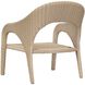 Kavali Natural Honey and Oyster White Outdoor Lounge Chair