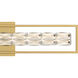 Dazzle LED 33.25 inch Soft Gold Bath Light Wall Light, Large