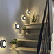 Kendal Bath Wall Light in Black Forged