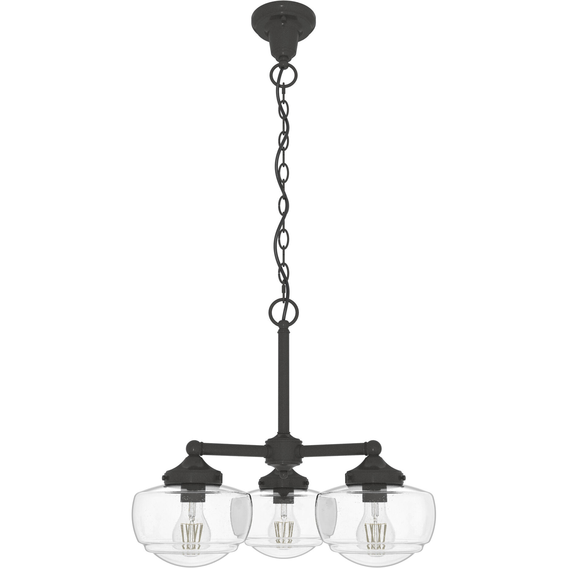 Saddle Creek 3 Light 20 inch Noble Bronze Chandelier Ceiling Light