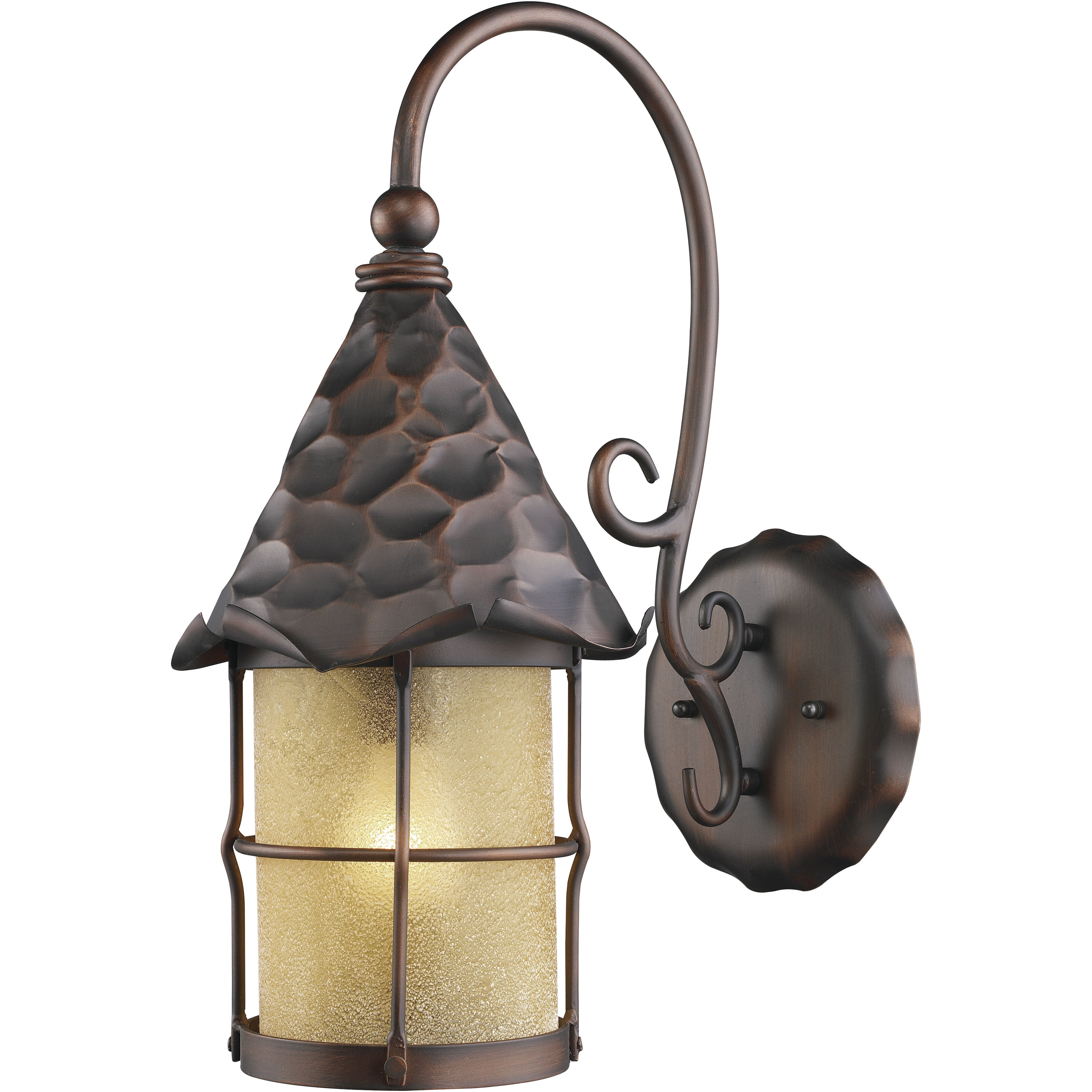 Rustica 1 Light 19 inch Antique Copper Outdoor Sconce