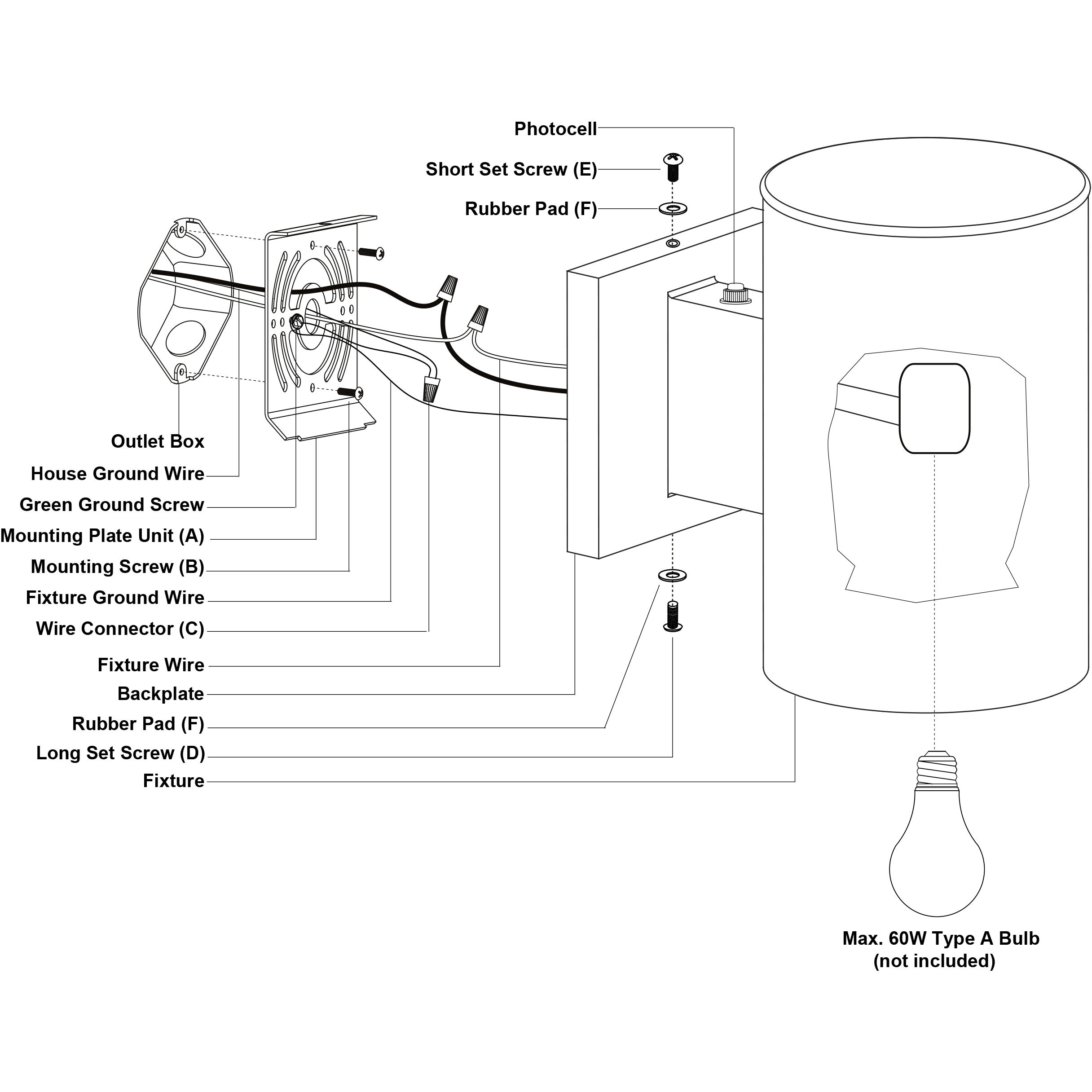 Chiasso LED 7.5 inch Textured Black Outdoor Wall