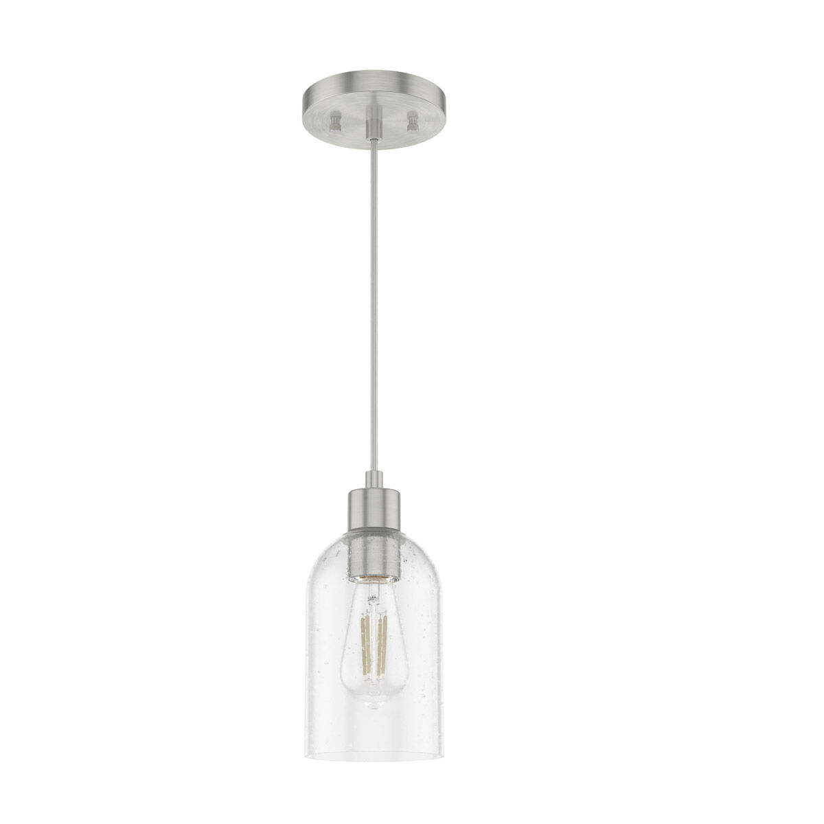 Lochemeade 1 Light 4.5 inch Brushed Nickel Mini Pendant Ceiling Light