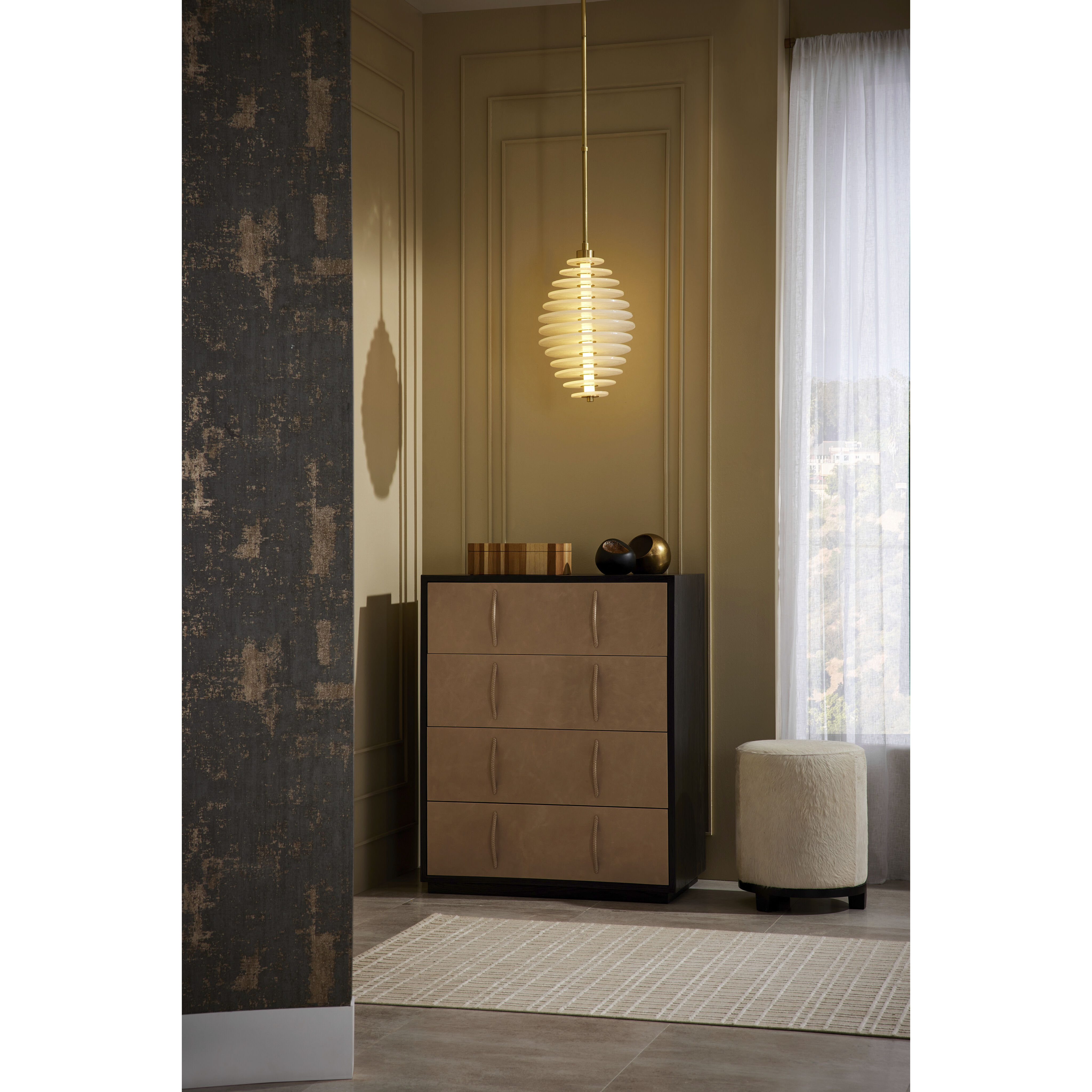 Penelope 1 Light 12.5 inch Clear Seedy Pendant Ceiling Light